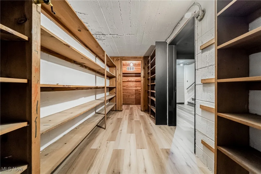 View of storage area