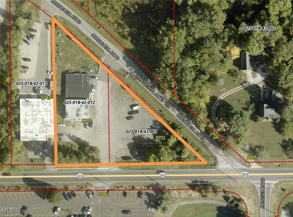 Map of property location featuring property parcel outlined