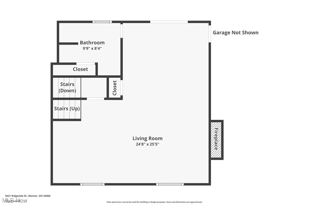 View of floor plan / room layout