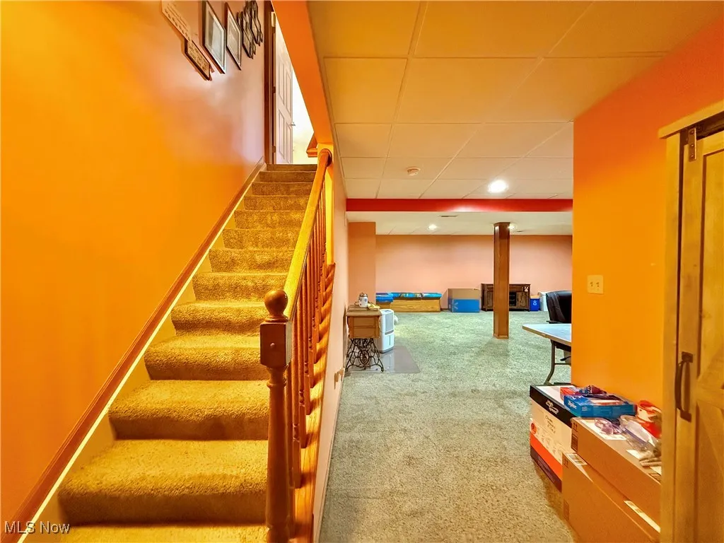 Stairway to rec room