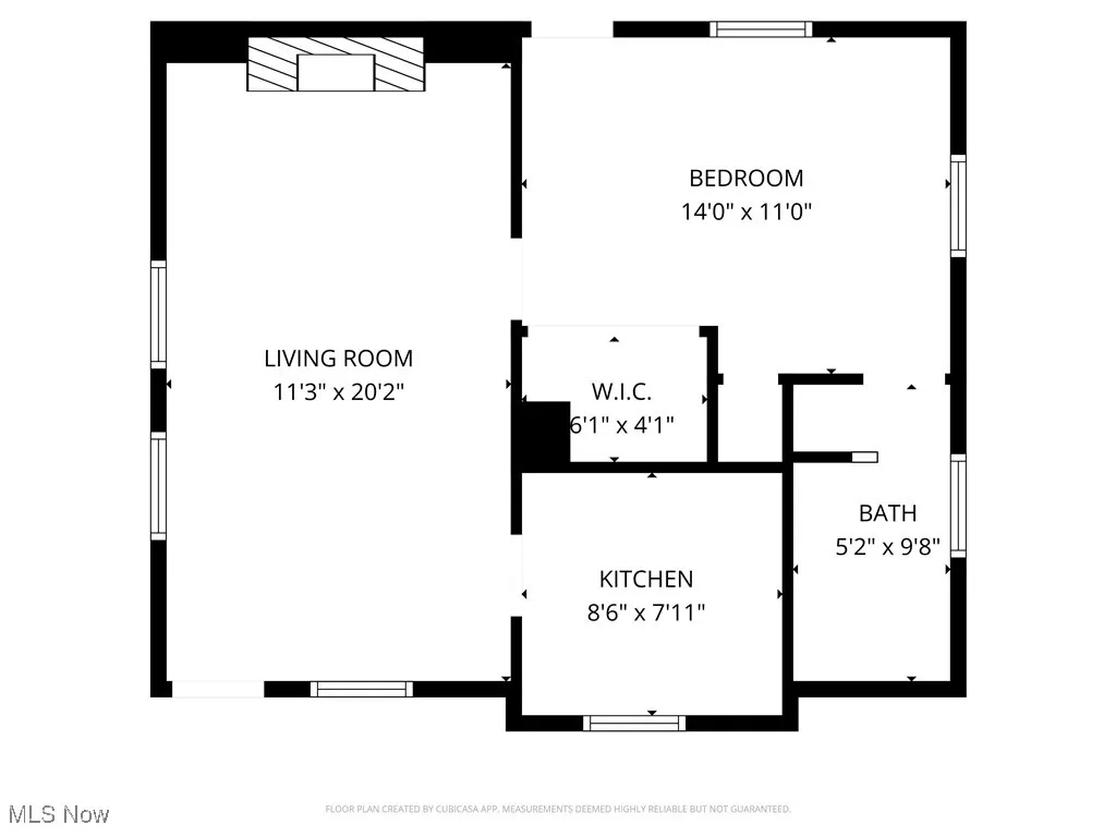Guest Cottage room layout