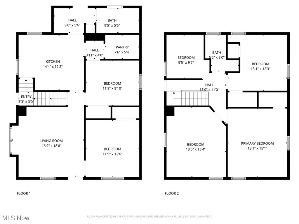 Main Home 1st & 2nd  floor plan