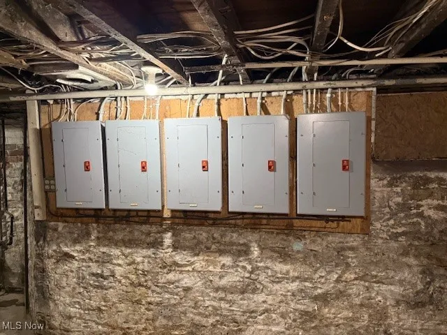 Utility room featuring electric panel