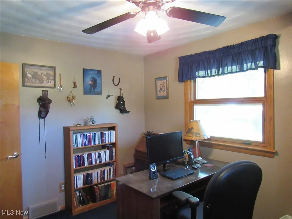 Rear Corner Bedroom being used as an office