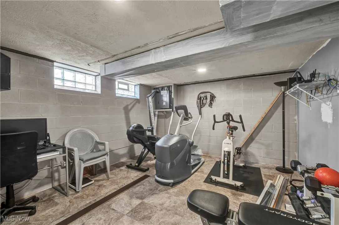 View of workout area