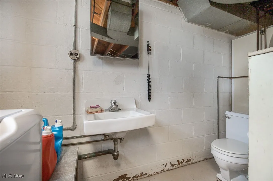 View of half bath.
