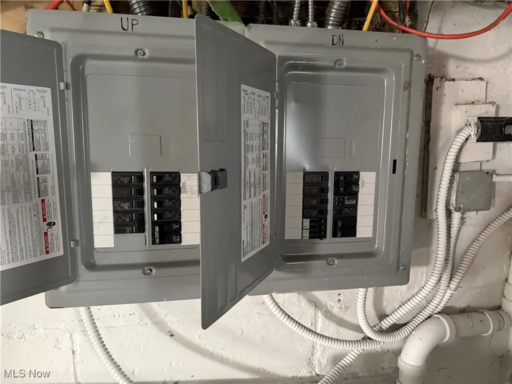 Utility room with electric panel