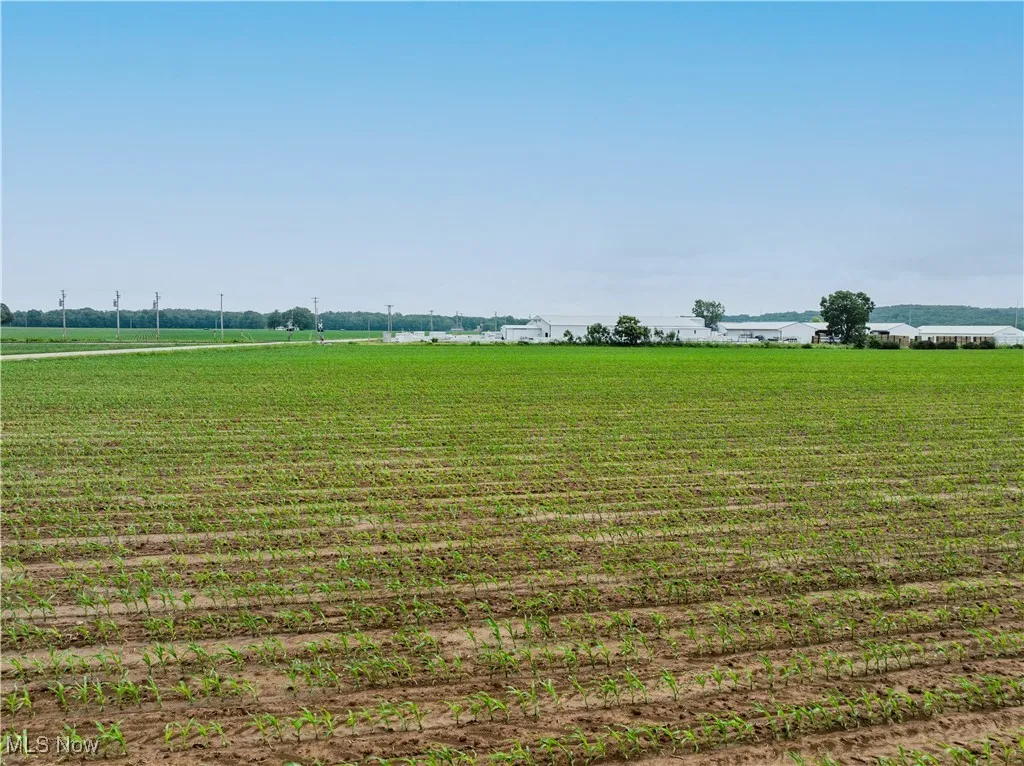 View of yard featuring a view of countryside and agricultural area