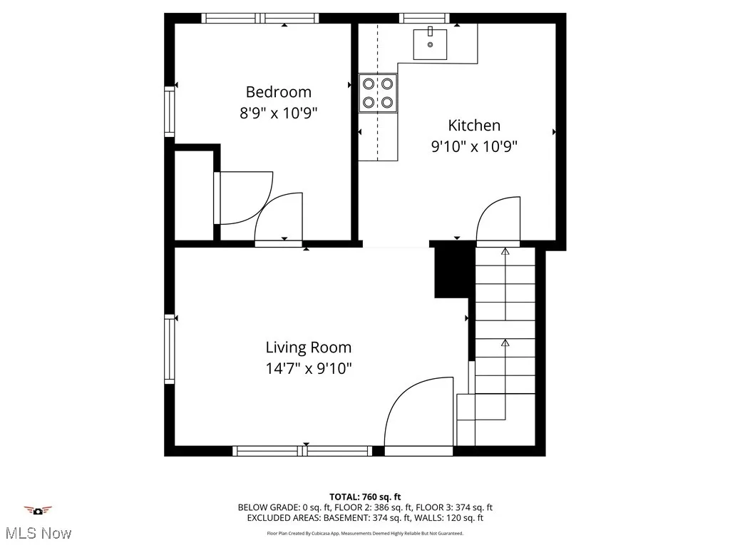 View of room layout