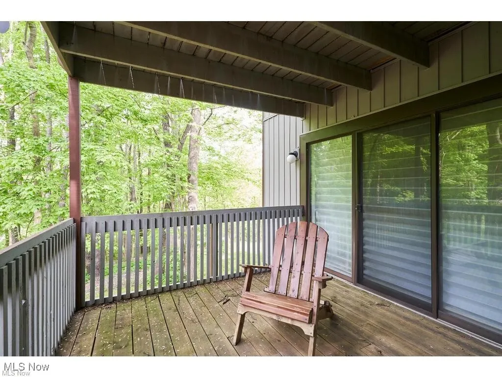 View of deck
