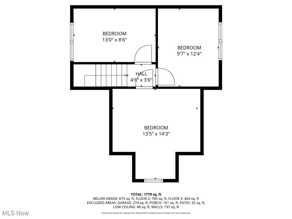 View of floor plan / room layout