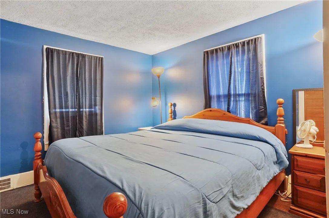 First floor bedroom with half bath.