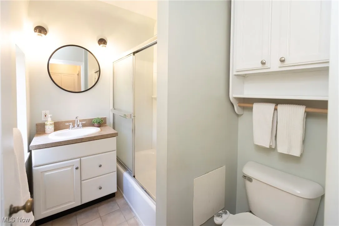 Full bath #2 is a great space for a tub/shower combination, toilet and updated vanity!