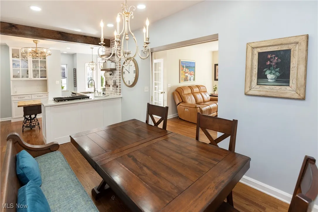 If you like open floor plans, you will love the openness to the kitchen, family room and dining area!