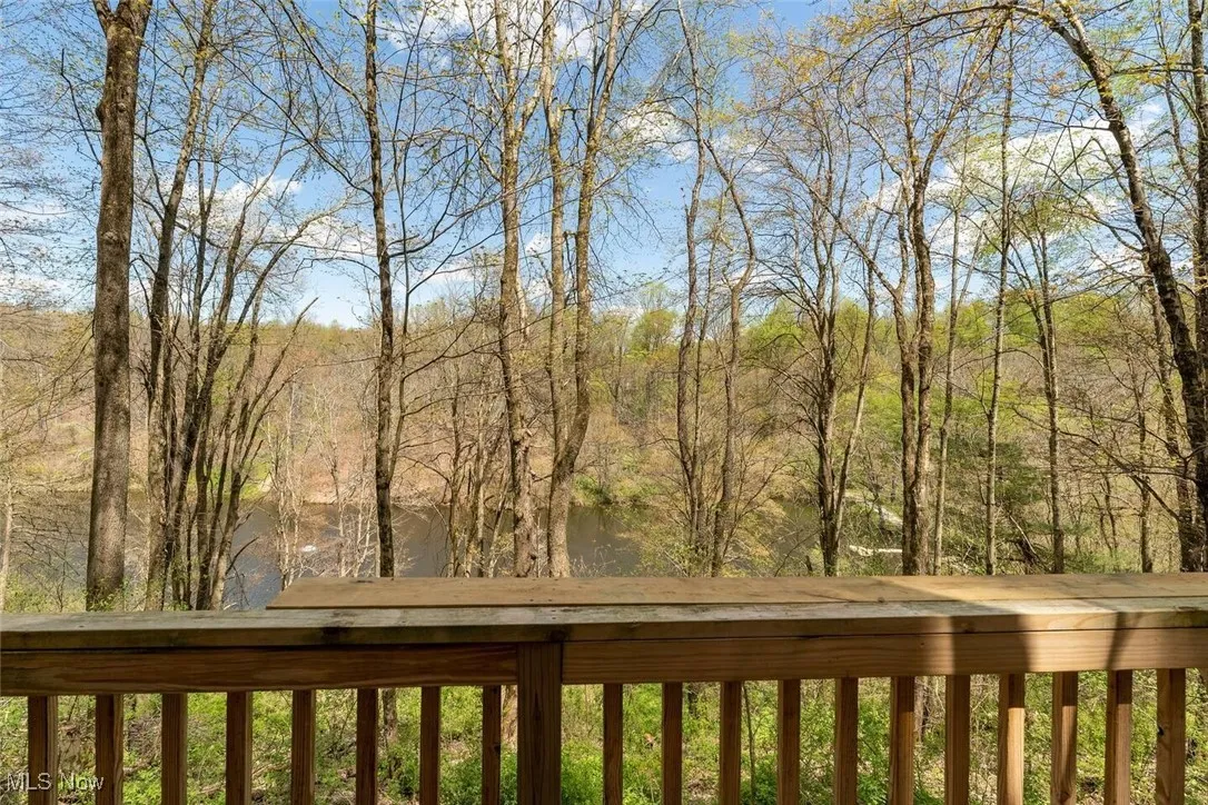 Deck with a water view