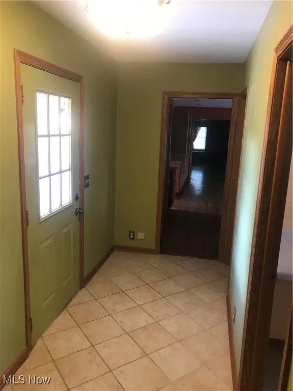 Side entrance