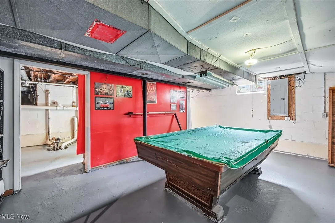 Located in basement