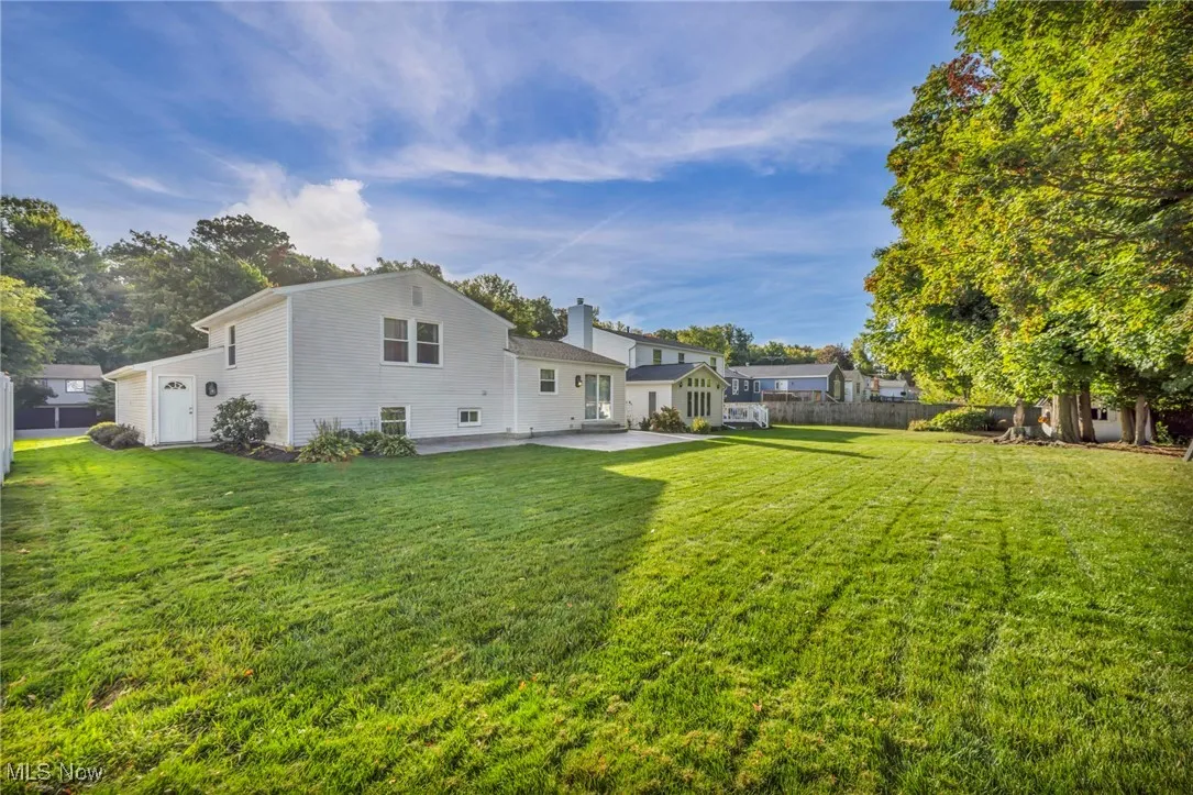 View of yard featuring a patio