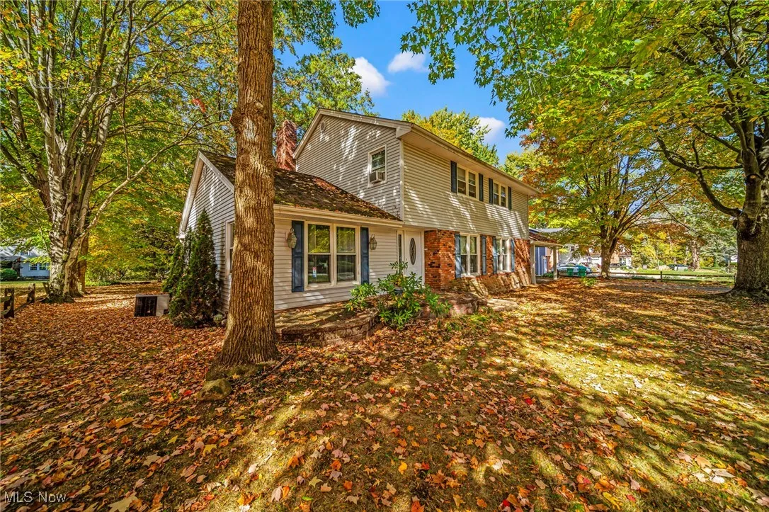 View of front of property featuring brick siding