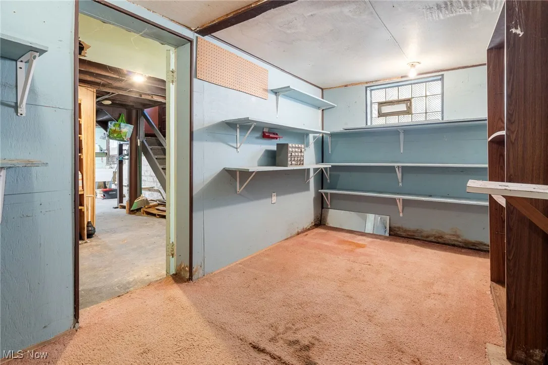 View of storage area
