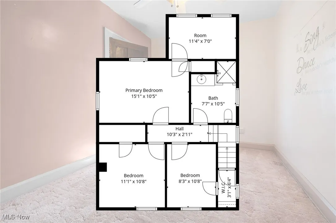 View of home floor plan