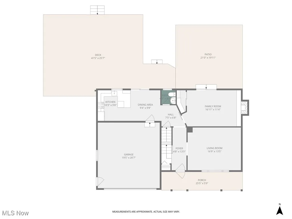 View of room layout