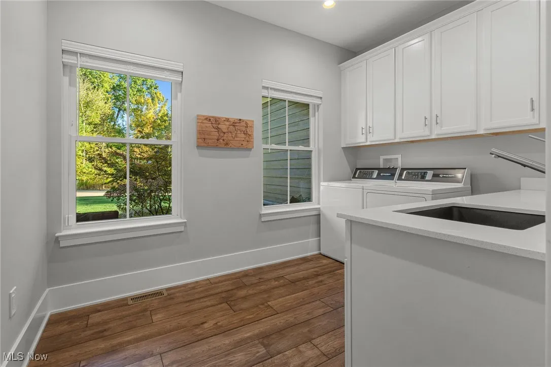 A quite large laundry room