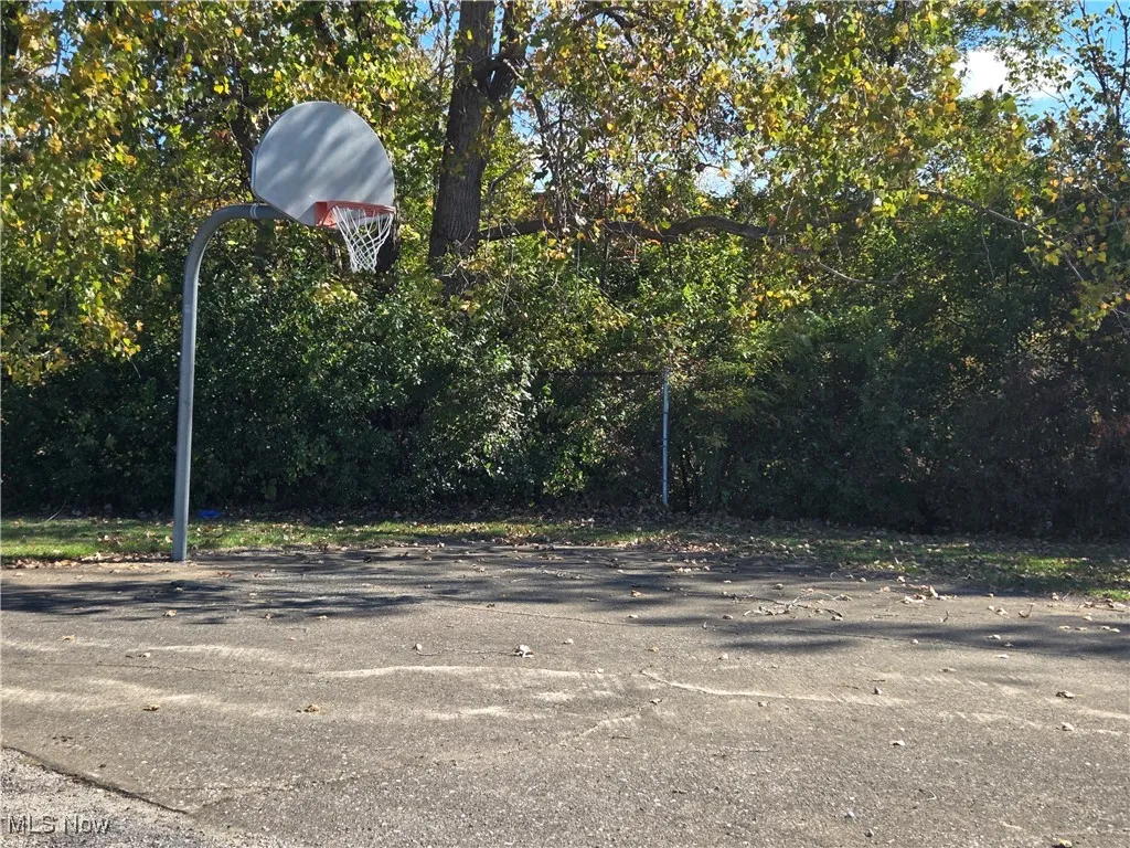 View of basketball court with community basketball court