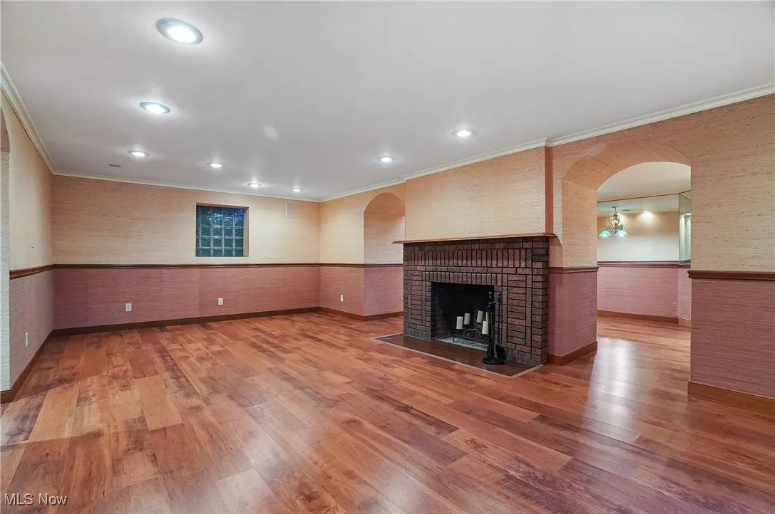 Den or rec room lower level