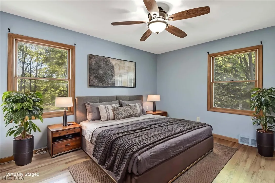Virtually staged bedroom #2.
