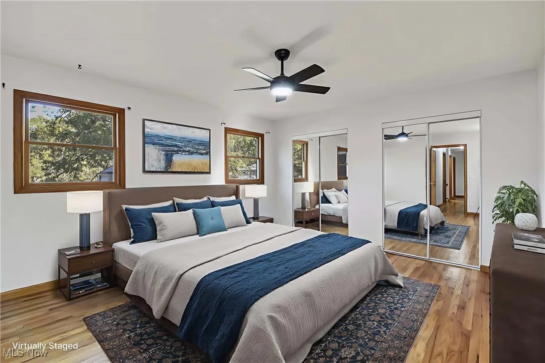 Virtually staged bedroom #5.