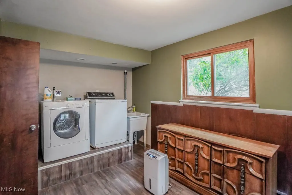 Bedroom 4- currently used as laundry room
