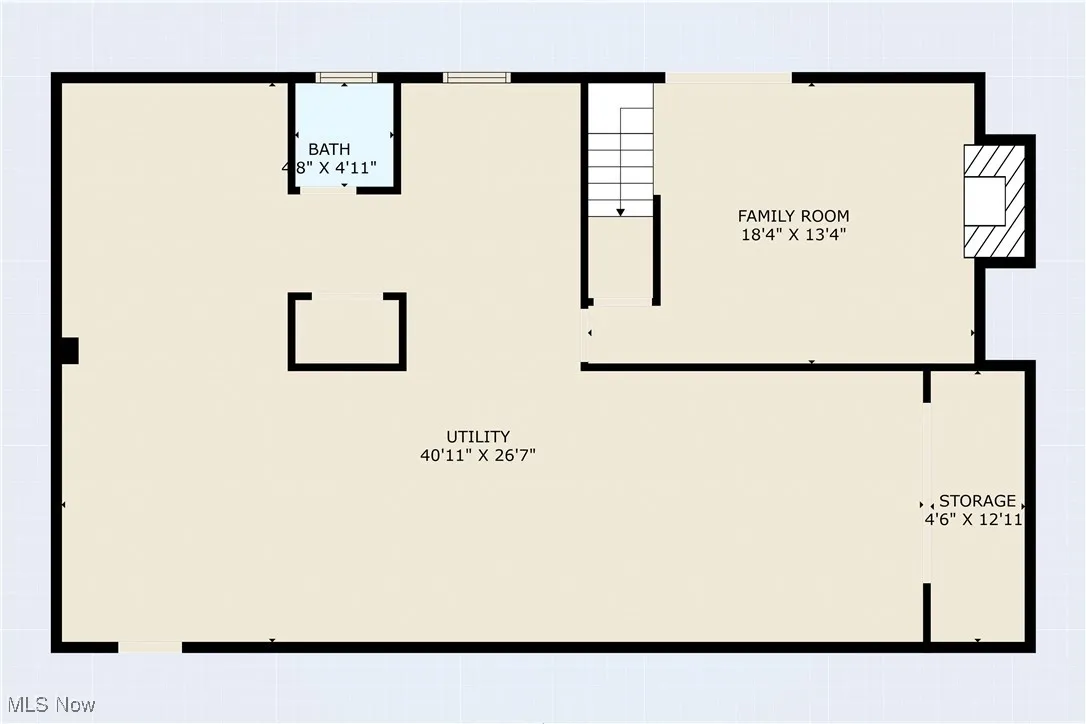 View of room layout