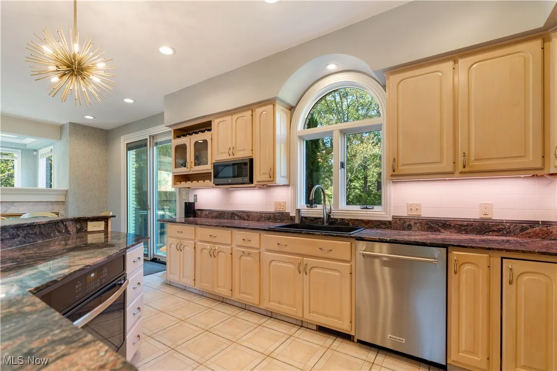 An abundance of cabinet and counter space in this dream kitchen.