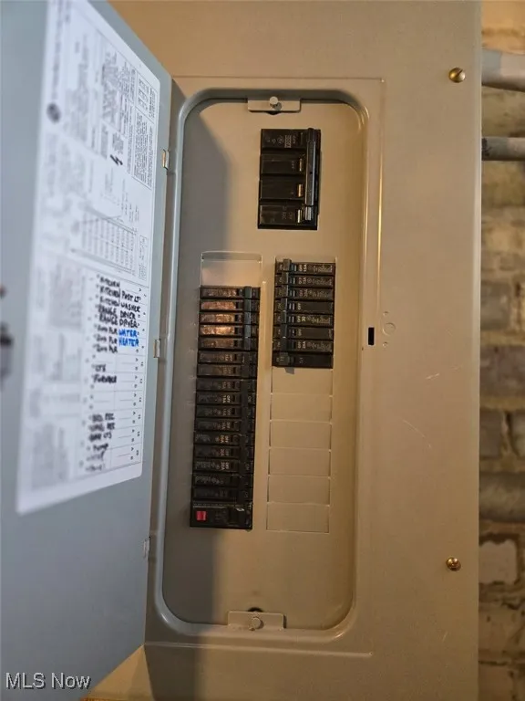 Utility room featuring electric panel