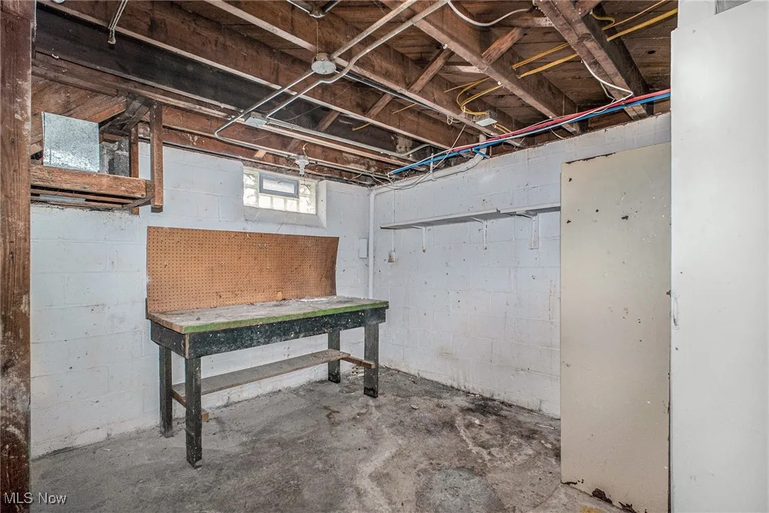 View of basement
