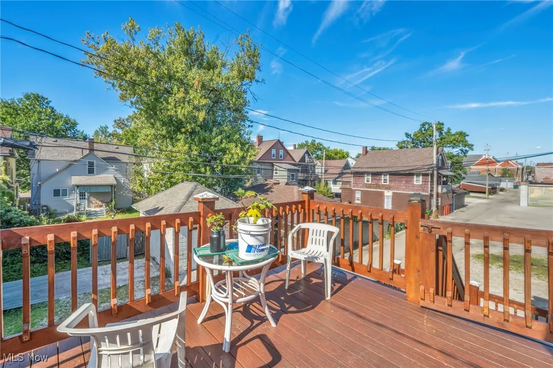Deck featuring a residential view