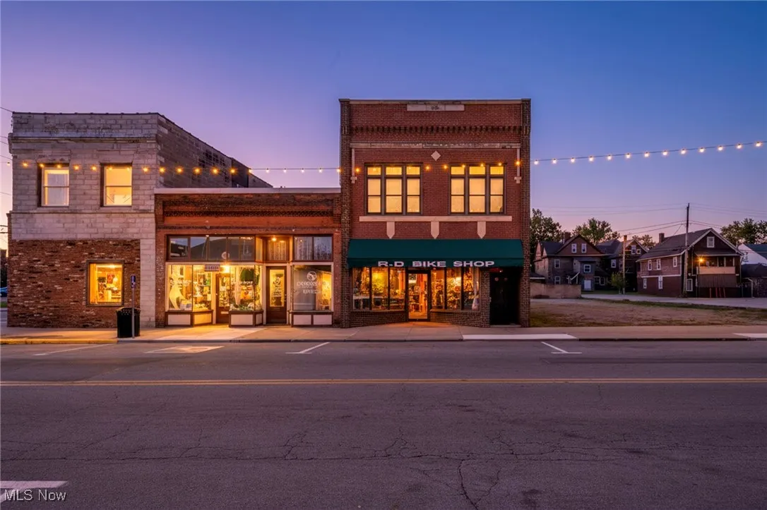View of property at dusk - Staged