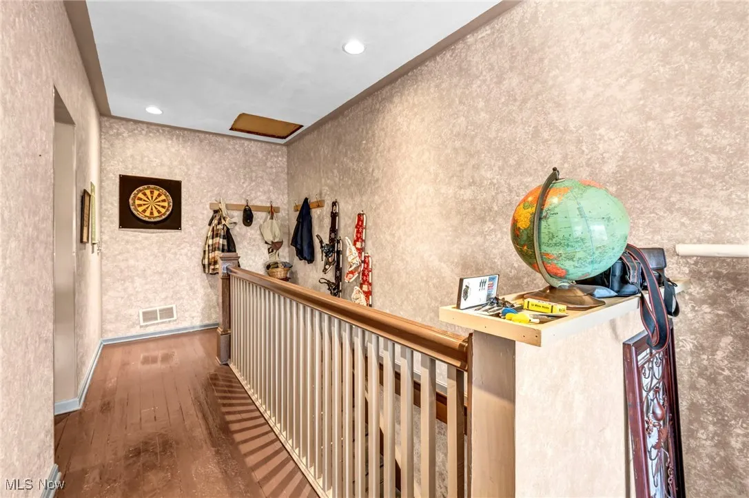 Hallway from the stairs leading into living space