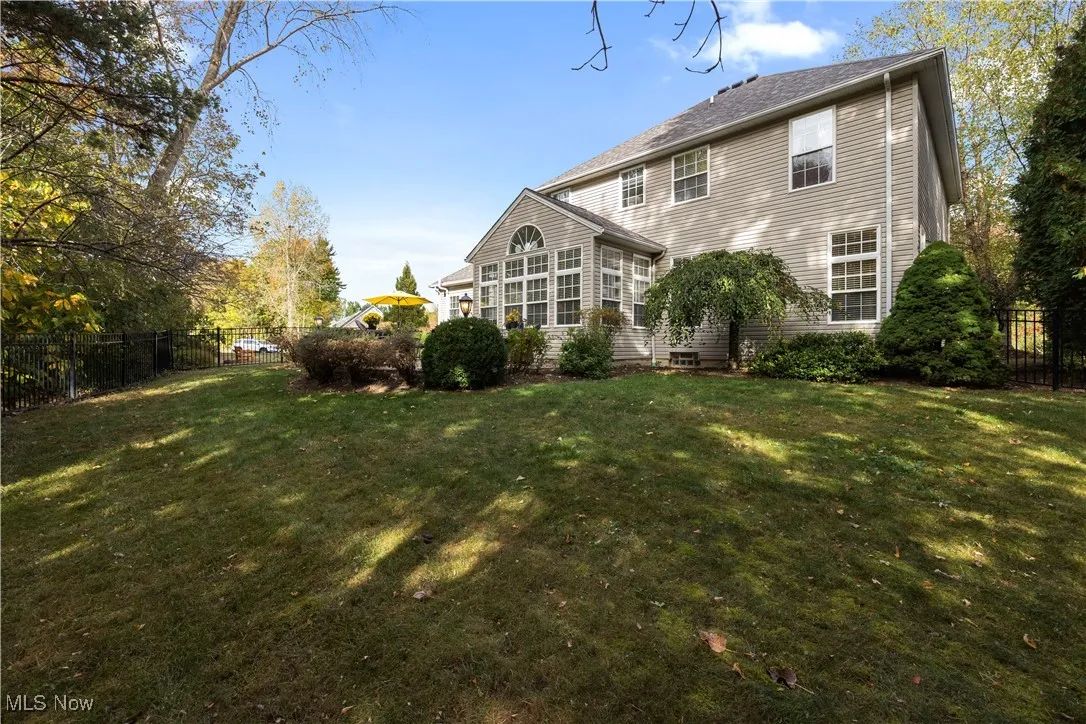 Rear view of house