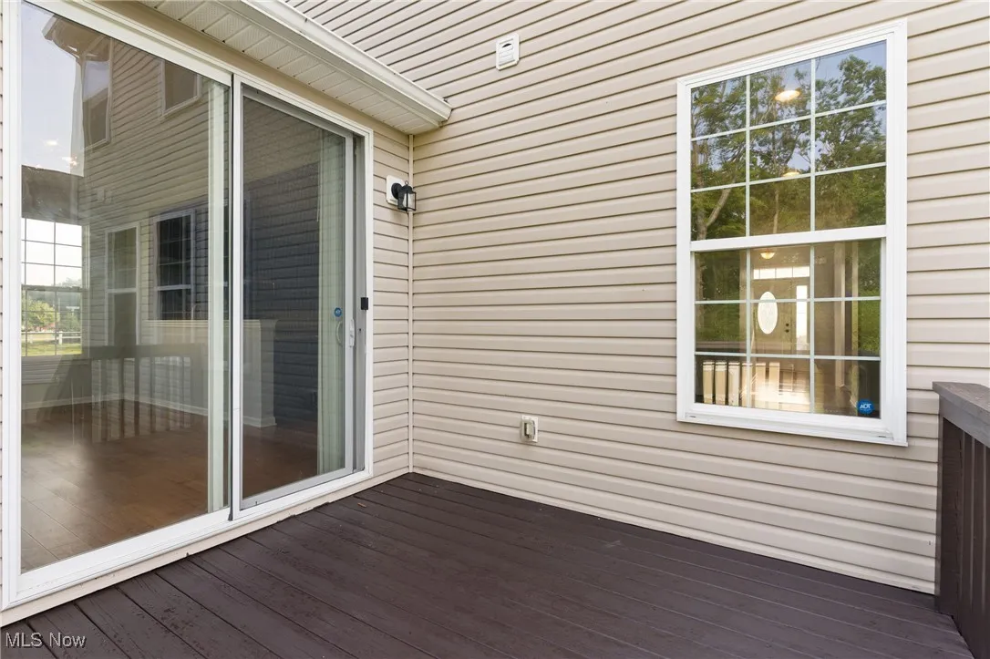 View of deck