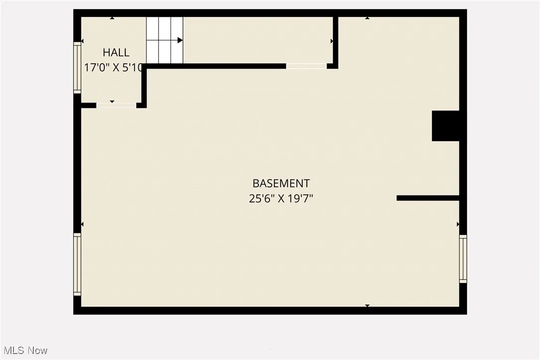 View of room layout