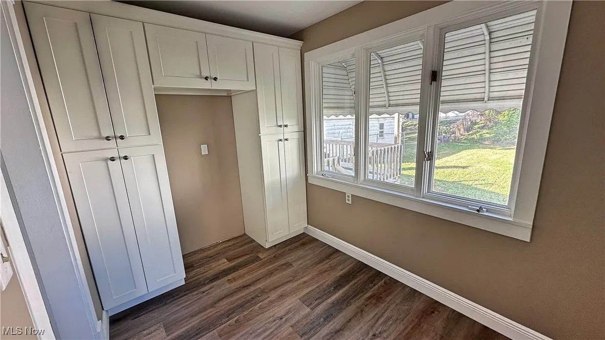 Space for fridge and some pantry space too.