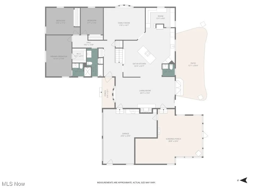 View of main floor plan