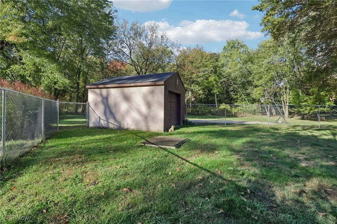 YARD WITH SHED