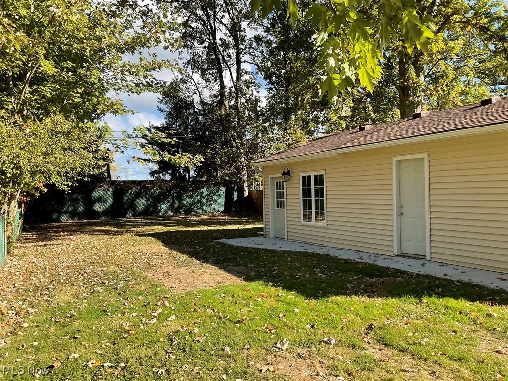 View of yard featuring a patio