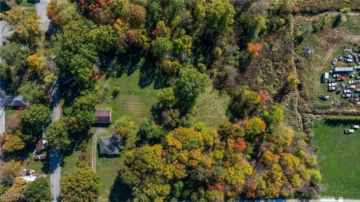 Aerial view of property's location