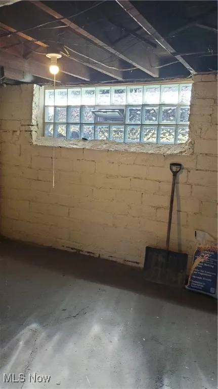 View of basement