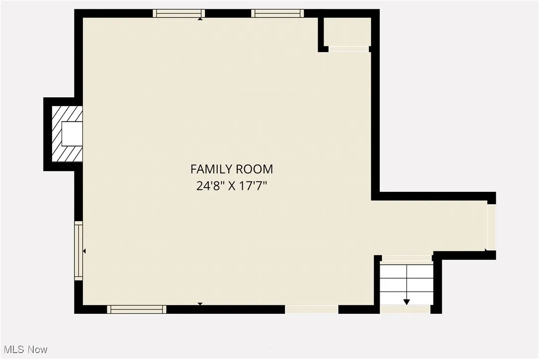 View of room layout