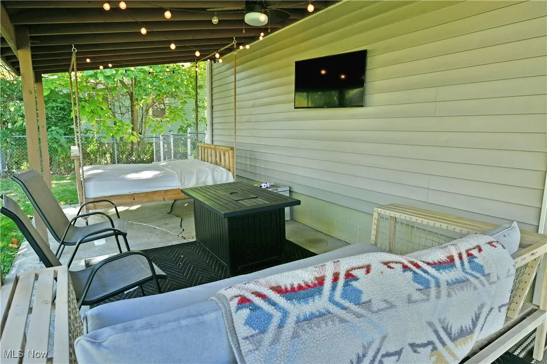 View of patio